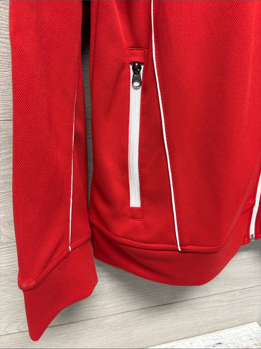 Coca Cola Men's Red Casual Full Zip Sweater - Picture 5 of 10